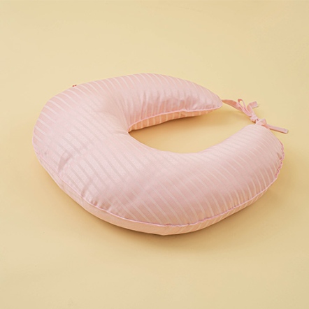 哺乳三用U型枕，經典緹花款╱粉